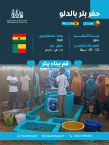 حفر بئر بالدلو - غانا - بنين